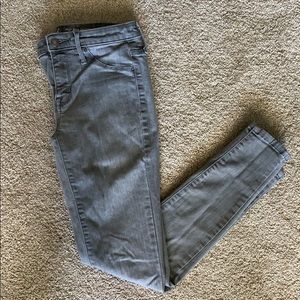 Gray high rise jeggings